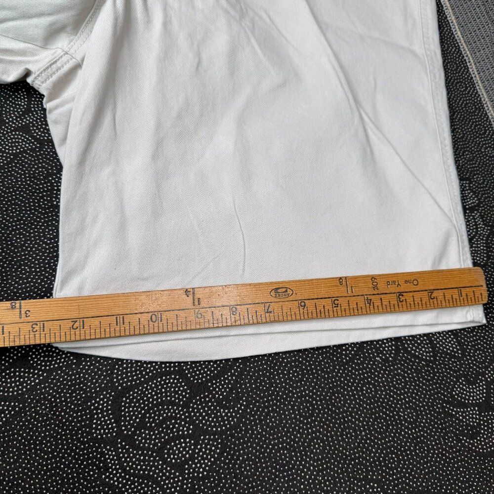 Gloria Vanderbilt Shape Effect High-Rise Bermuda Shorts 24W Beige Cotton Blend W - Picture 9 of 12